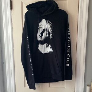 Black Graphic Hoodie